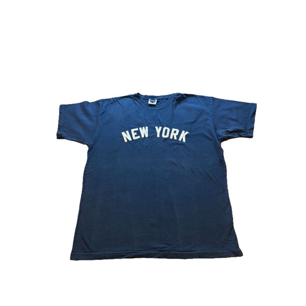 Vintage Y2K Blue Marlin New York City T-shirt Retro Size Medium